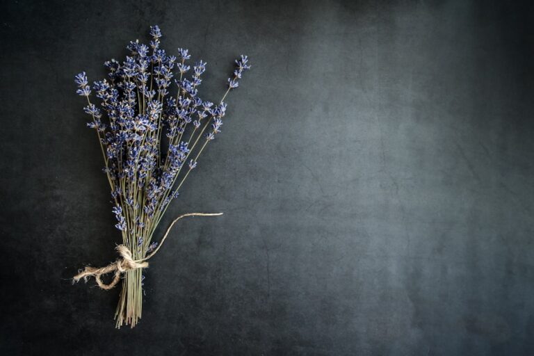 Lavendel styling voor een rustgevende feestseizoen voorbereiding