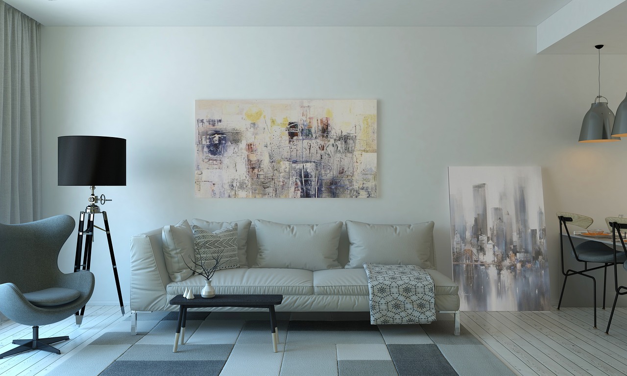 Dynamische wanddecoraties voor een energieke woonkamer